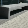 Beton banken 81 Betonnen parkbank. Antraciet.